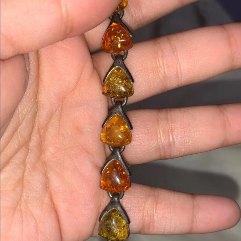 Real amber bracelet.